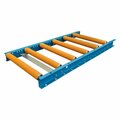 Ultimation Roller Conveyor with Covers, 18inW x 3L, 1.5in Dia. Rollers URS14G18-6-3U